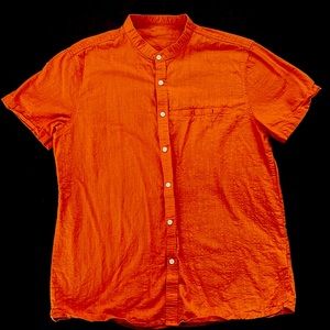 Orange ButtonUp Shirt